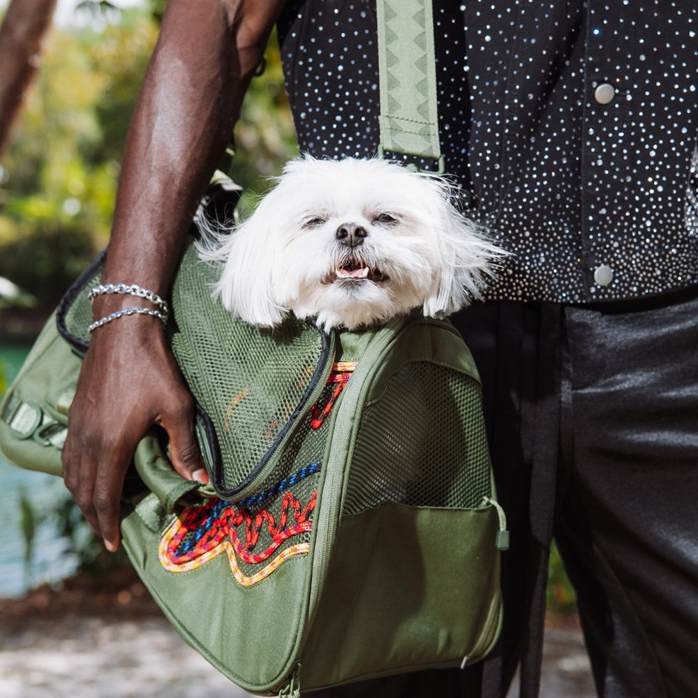 Authentic Sprayground WON'T STOP TILL THE TOP PET CARRIER NWT - Picture 10 of 12